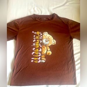Small brown graphic tee
